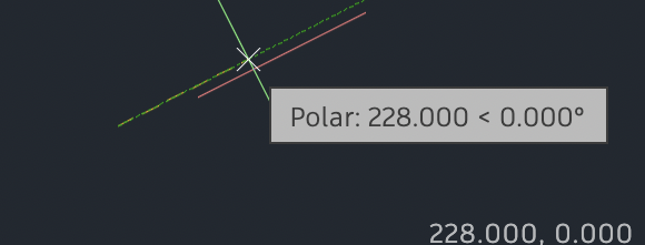 Inserting relative and absolue coordinates in AutoCAD