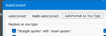 Change quotation style in non-English Microsoft Word